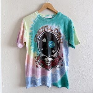 Daydreamer Grateful Dead Space Your Face Tee In Tie-Dye Size XS